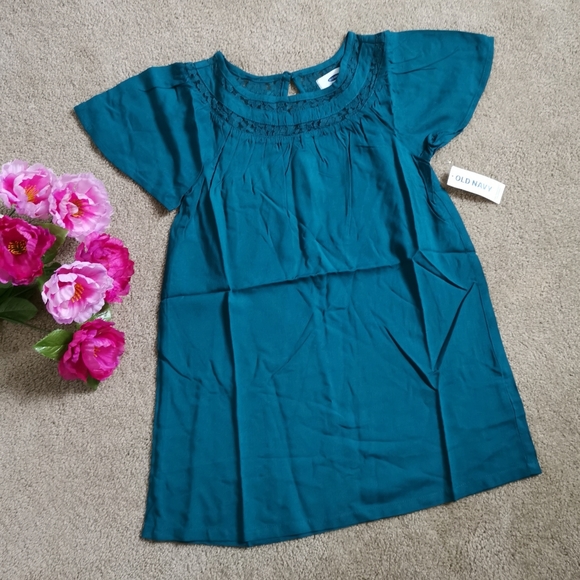 Old Navy Lace Trim Swing Dress - Picture 2 of 7